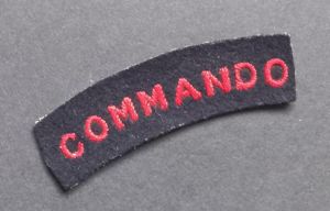 A superb - albeit regrettably single - early embroided Commando …