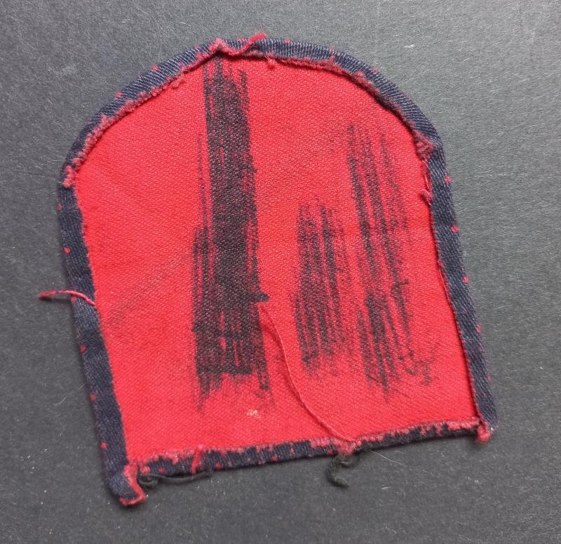 A perfect - left facing - regrettably single printed Combines Operation formation badge — image 2