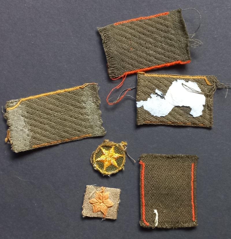 A superb small collection of - British & Dutch made - Dutch Free Forces rank insignia — image 2