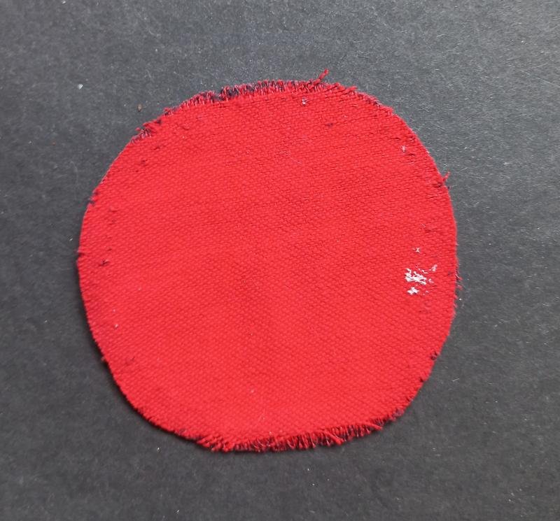 A perfect - left facing - regrettably single and cut down printed Combines Operation formation badge — image 2