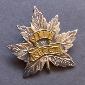 A superb and difficult to find Canadian VIII Reconnaissance Regiment …