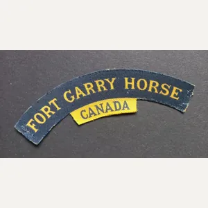 A attractive (Calico printers made) Fort Garry Horse printed shoulder …