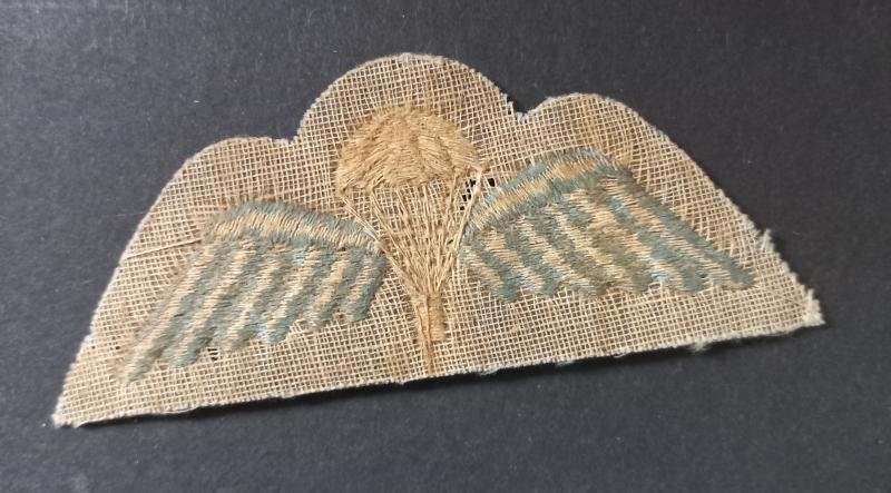A nice and un-issued - regrettably moth eaten - late war i.e early post war parachute qualification wing — image 2