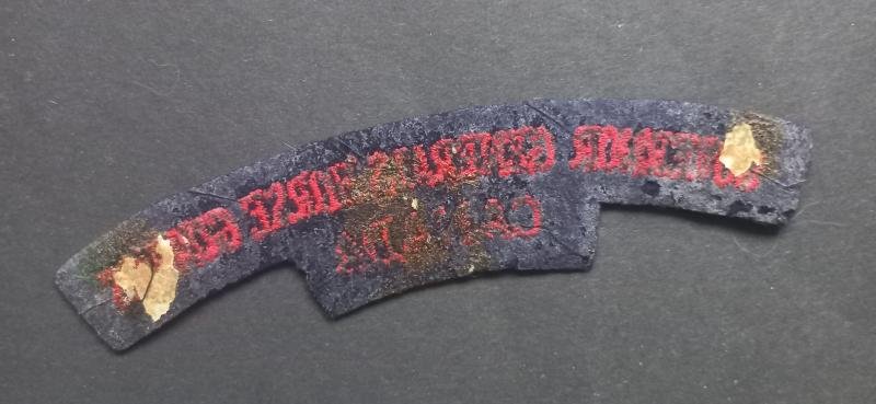 A perfect British made Governor Generals Horse Guards Canada shoulder title — image 2