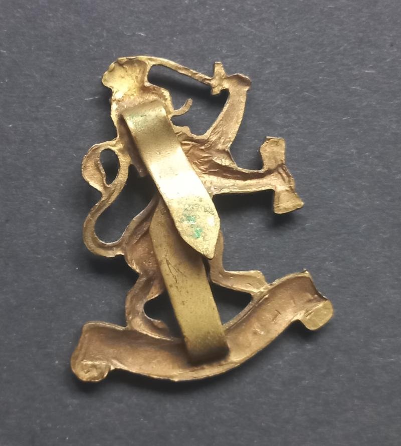 A attractive Free Dutch Forces Officers (British made unfortunately not marked) Nederland cap badge — image 2