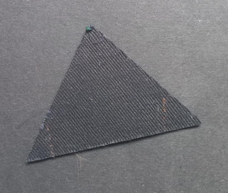A unusual - never seen before - British printed Canadian Forest Corps triangle shoulder patch — image 2