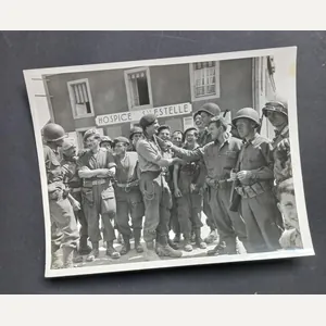 A attractive official US Signal Corps 'Press Release' (large 25.9cm …