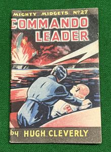 Children's miniature book ' Commando Leader '.