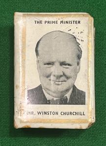 Churchill Patriotic wartime matchbox cover