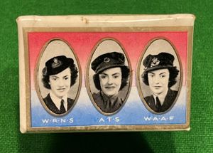 Patriotic Matchbox Cover - The Forces.