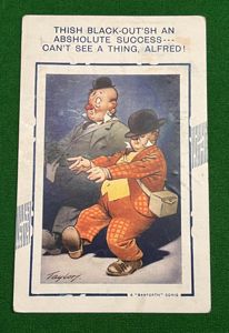 Comic postcard - Blackout.