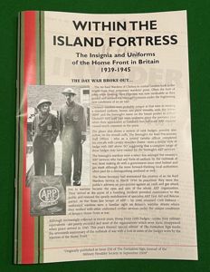 NEW ...Within the Island Fortress - Insignia and Uniforms of …