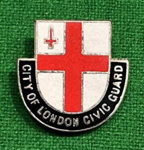 City of London Civic Guard lapel badge.