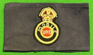 Mobile Voluntary Aid Detachment Armband.