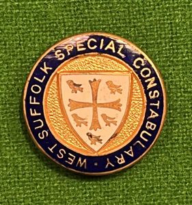 West Suffolk Special Constabulary Lapel badge.