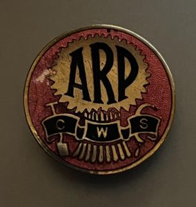 Co-Op ARP lapel badge.