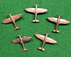 Wartime Spitfire Badges.