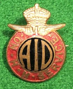Aeronautical Inspection Directorate Lapel Badge.