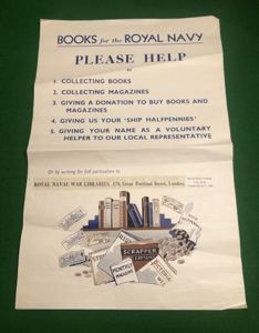 Books for the Royal Navy Poster.