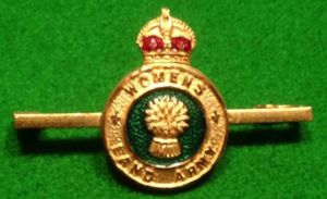 WLA gilt and enamel tie pin.