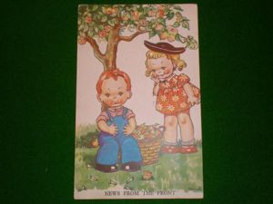 Comic Postcard - ' News from the Front '.