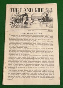 June 1943 Edition of the Land Girl.
