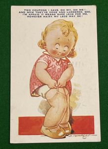 Comic Postcard - Coupons.