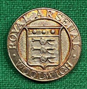 Royal Arsenal Woolwich lapel badge