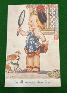 Comic Postcard - Austerity.