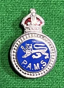 Surrey Police Auxiliary Messenger Service lapel badge.