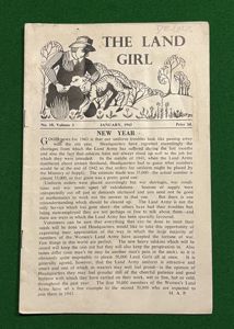 January 1943 Edition of the Land Girl.