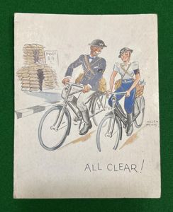 ' All Clear ! ' Birthday card.