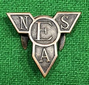 ENSA lapel badge.