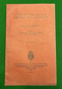 A.F.S. Uniforms & Equipment Specifications.