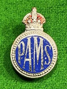 Police Auxiliary Messenger Service lapel badge.