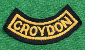 Civil Defence ' Croydon ' Area title.