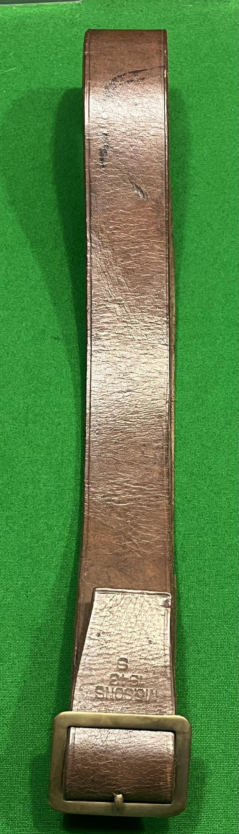 Belt Leather - Home Guard Pattern. — image 3