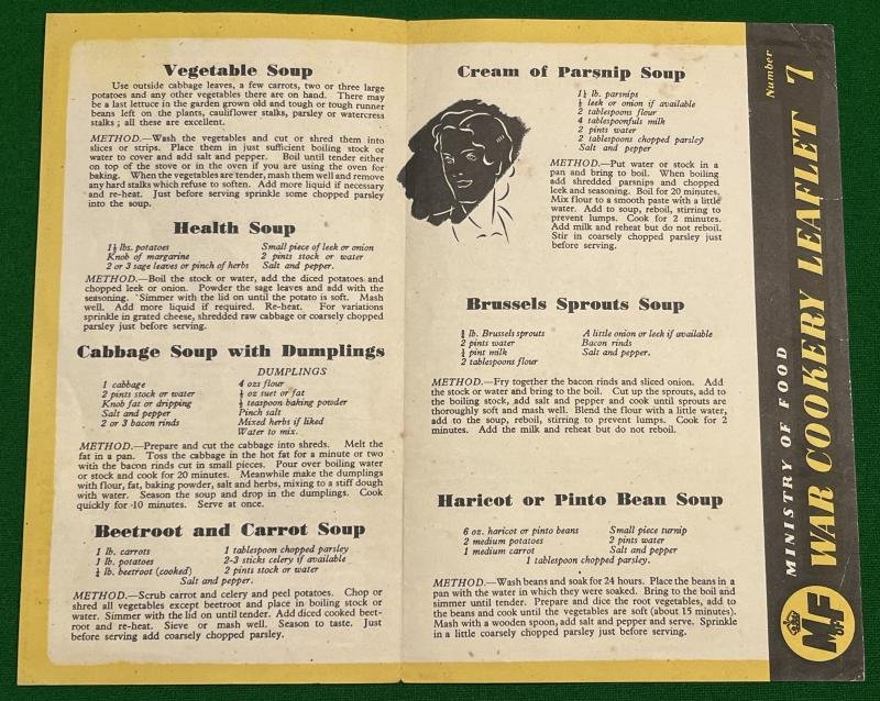 War Cookery Leaflet No.7 ' Soups '. — image 2
