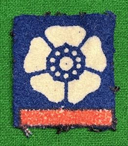 22nd West Riding Bn West Riding of Yorkshire Unit badge.