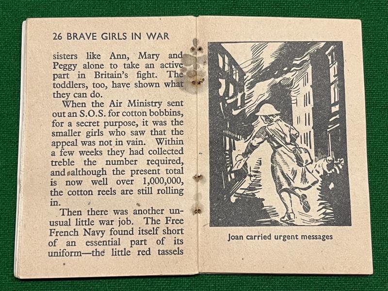 Children's miniature book ' Brave Girls in War '. — image 3