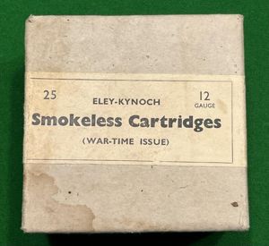 Wartime Shotgun Cartridge Carton.