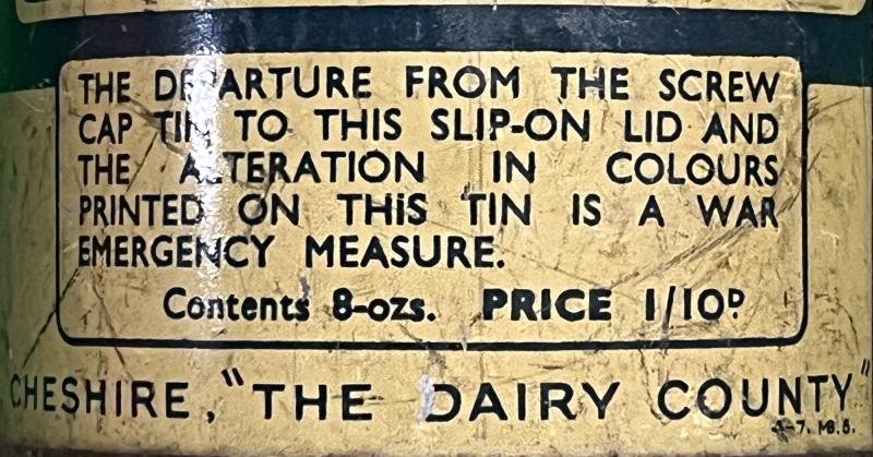 Wartime Barlova Malted Drink Tin. — image 3