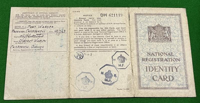 National Identity Card with Endorsement - Post Warden. — image 4