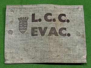L.C.C. Evacuation Armband.