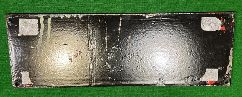 Ministry of Works ARP Enamel Sign. — image 2