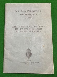 ARP Handbook No.6 ARP in Factories and Businesses.