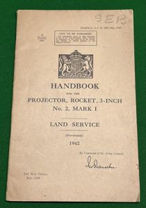Handbook - Projector, Rocket 3-Inch No.2, MkI