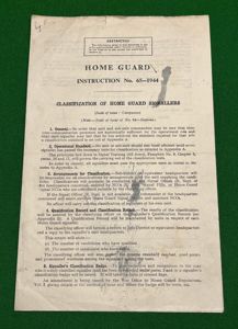 HG Instruction No.65 - Home Guard Signallers.