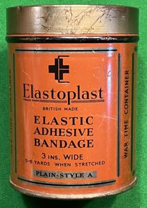 Wartime Elastoplast tin.