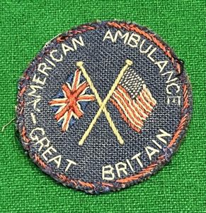 American Ambulance Great Britain Sleeve Badge.